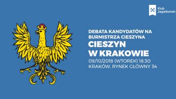 debata kandydatów na burmistrza Cieszyna